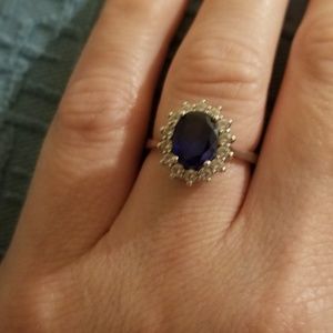 Beautiful blue stone ring